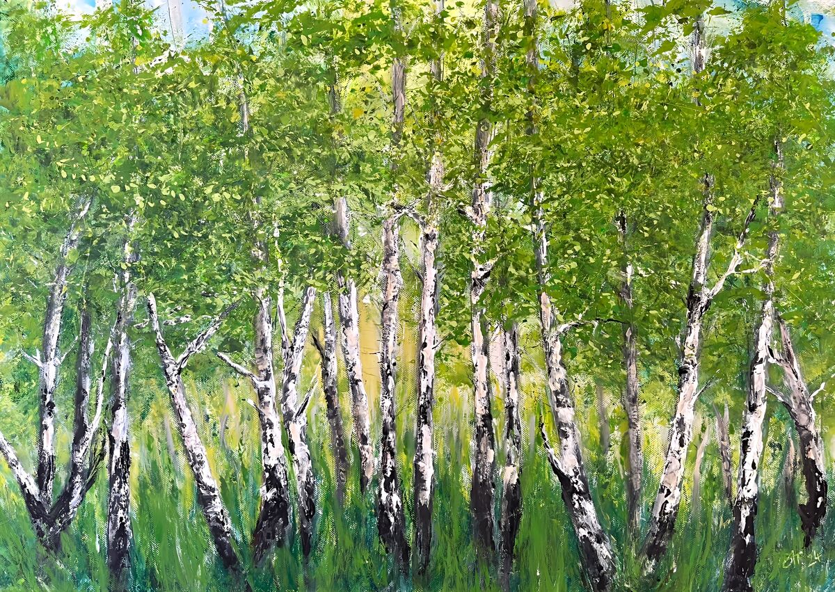 Wie ich doch die Birken liebe