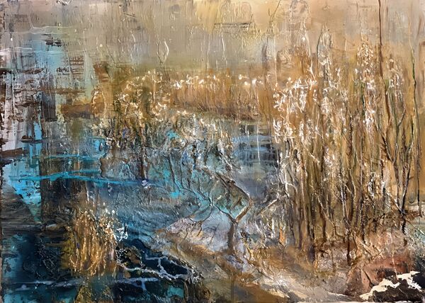 Wintermorgen im Teichland